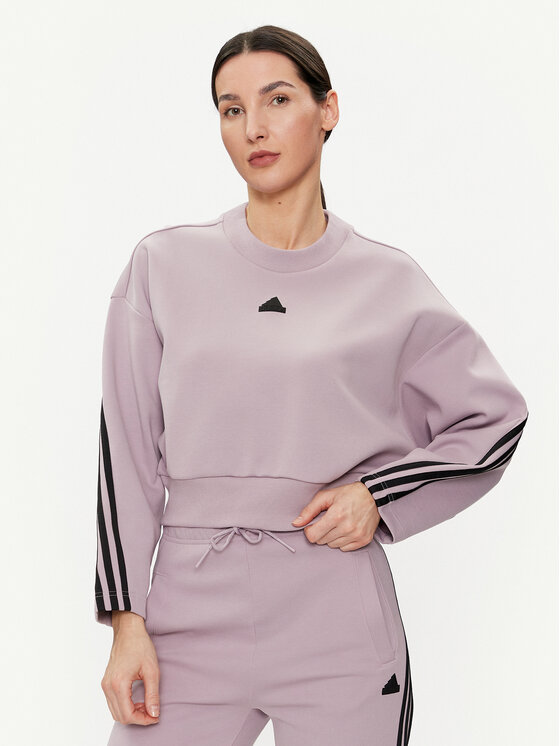 adidas adidas Pluus Future Icons 3-Stripes IS3880 Lilla Loose Fit