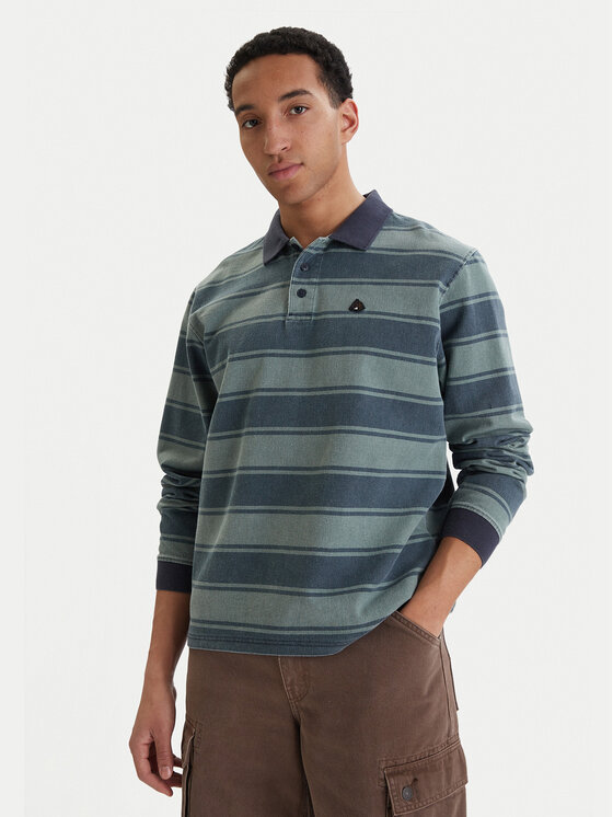 RVCA RVCA Pólóing KSL 23A033504 Zöld Regular Fit