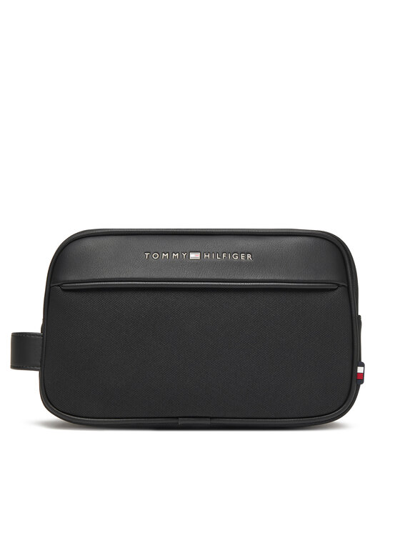 Tommy Hilfiger Tommy Hilfiger Τσαντάκι καλλυντικών Th Foundation Washbag AM0AM13747 Μαύρο