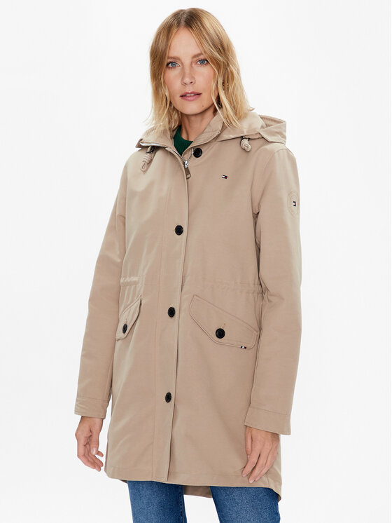 Tommy Hilfiger Tommy Hilfiger Parka WW0WW38778 Bēšs Regular Fit