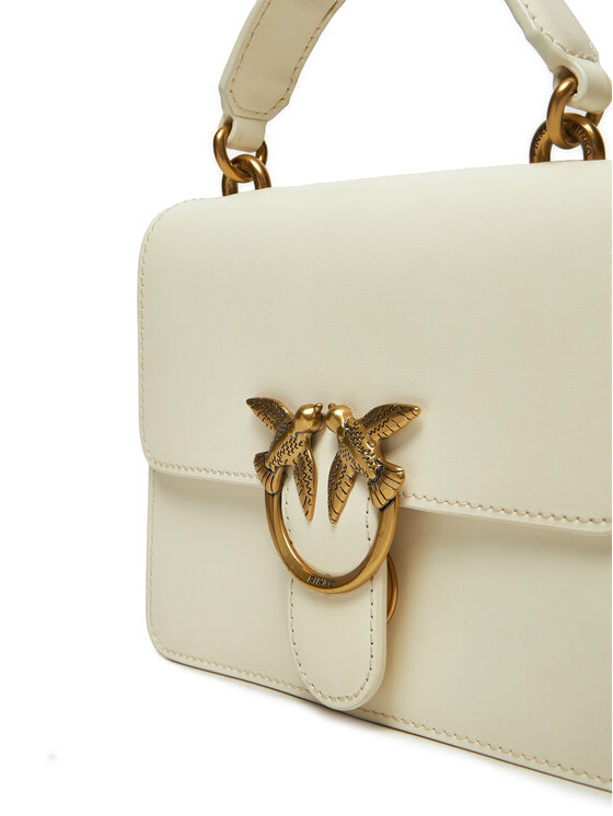 PINKO PINKO Handtasche Love One Top Handle Mini Light PE 23 PLTT 100071 A0F1 Écru