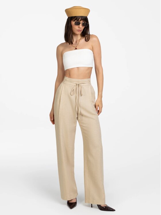 MANDRAGORA MANDRAGORA Pantaloni di tessuto Torre Beige Regular Fit