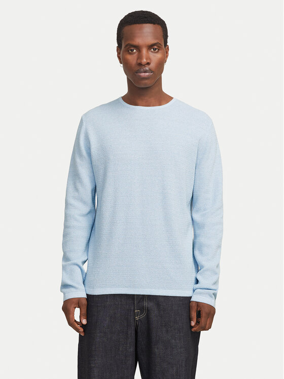 Jack & Jones Jack & Jones Pulover George 12268279 Albastru celest Regular Fit