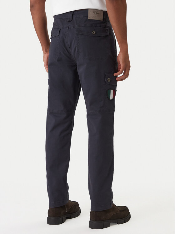 Aeronautica Militare Aeronautica Militare Текстилни панталони 252PA1688UCT03399 Тъмносин Regular Fit