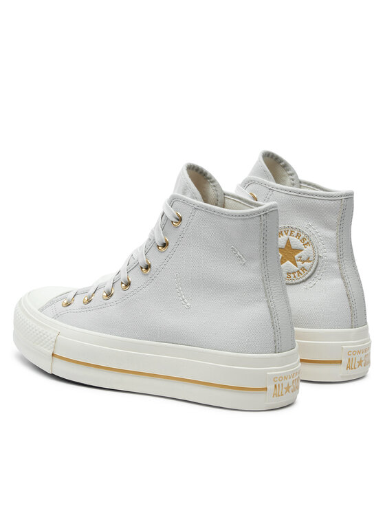 Converse Converse Trampki Chuck Taylor All Star Lift Platform Tailored Lines A08237C Szary