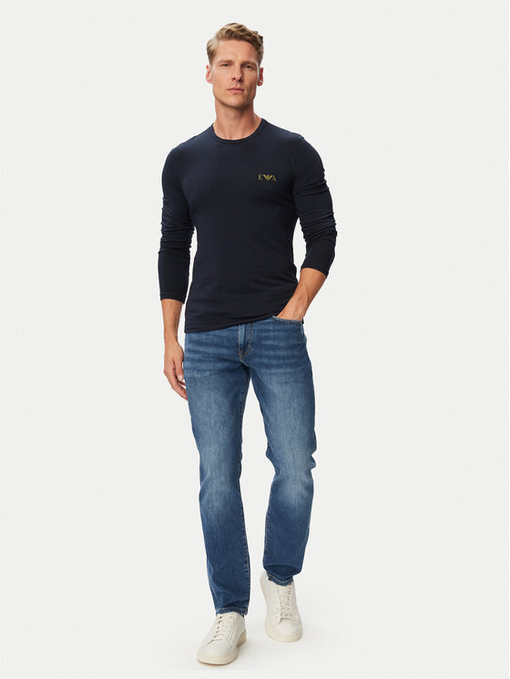 Emporio Armani Underwear Emporio Armani Underwear Pikkade varrukatega T-särk EM000383 AF25018 UB102 Tumesinine Regular Fit