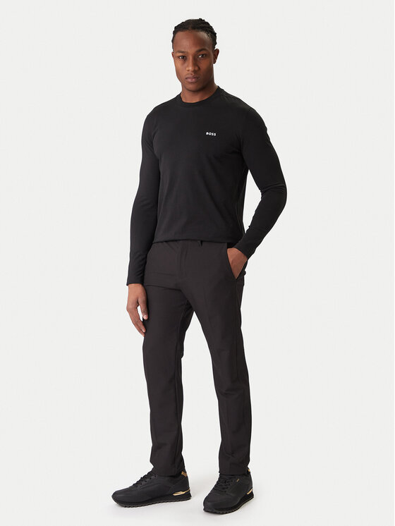 BOSS Boss Longsleeve 50506365 Schwarz Regular Fit