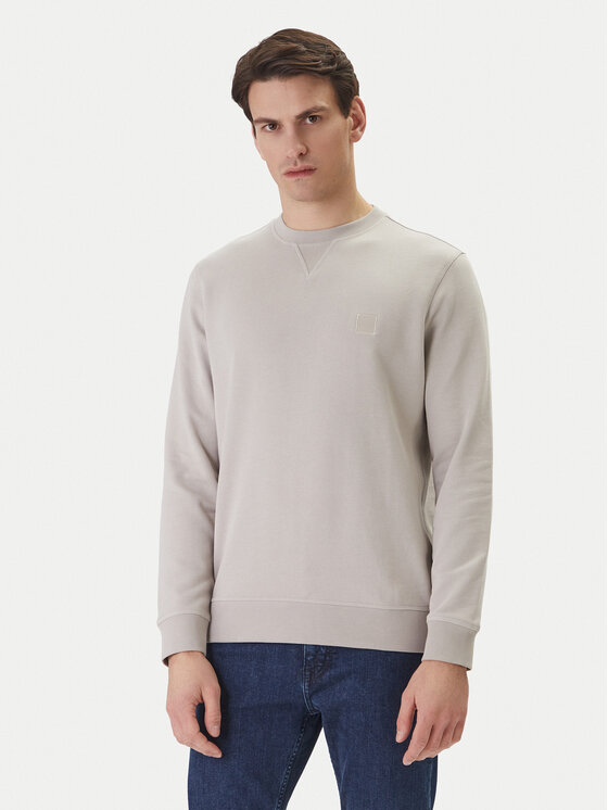 BOSS BOSS Felpa Westart 50509323 Beige Relaxed Fit