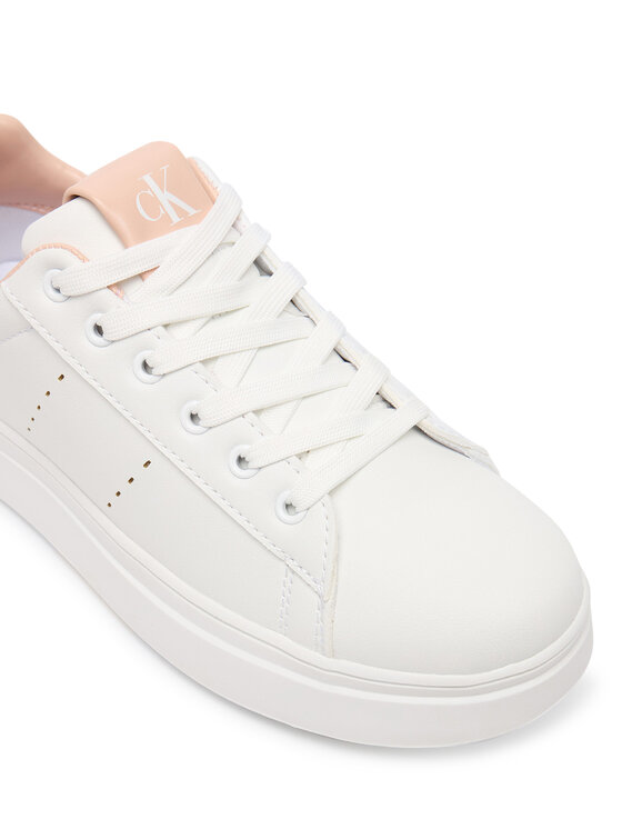 Calvin Klein Calvin Klein Sneakersy Low Cut Lace-Up V3A9-83221-1355A953 S Biela