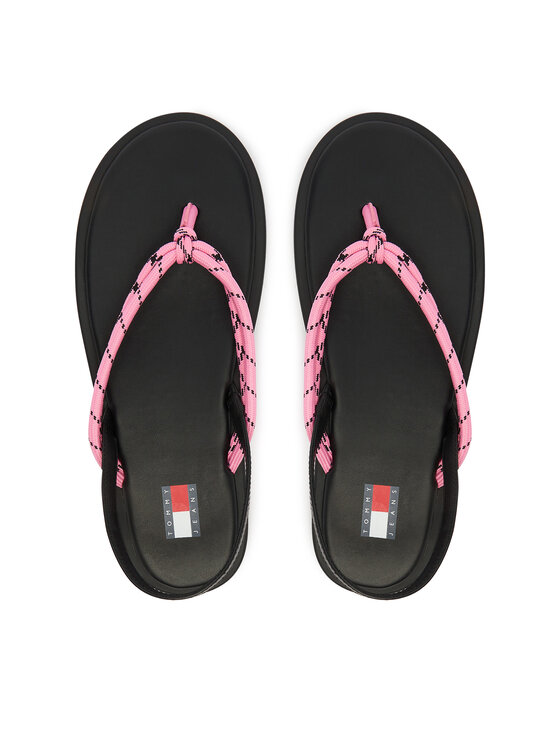 Tommy Jeans Tommy Jeans Sandały Tjw Casual Rope Sandal EN0EN02951 Różowy