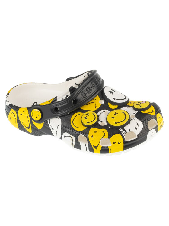 Crocs Crocs Ciabatte Classic Smiley Clog K Nero