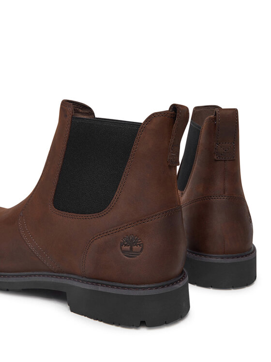 Timberland Timberland Kotníková obuv s elastickým prvkem Stormbucks TB05552R2421 Hnědá