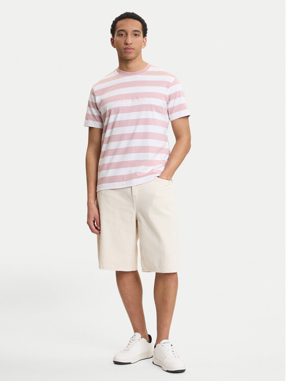 Guess Jeans Guess Jeans Футболка M4YI84 K9XF1 Рожевий Regular Fit