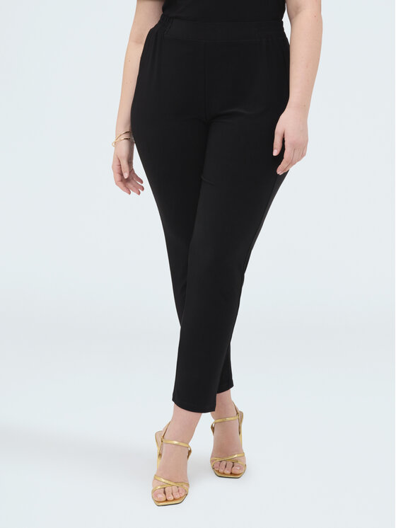 Fiorella Rubino Fiorella Rubino Pantaloni di tessuto P824L002350N033 Nero Regular Fit