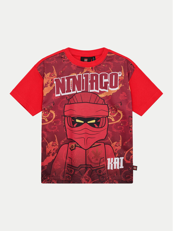 LEGO LEGO T-Shirt Ninjago 12011405 Czerwony Regular Fit