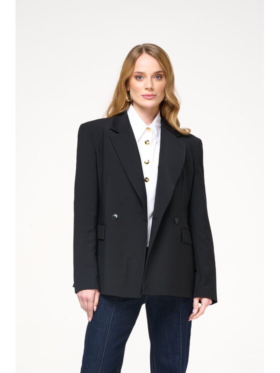 Castellani Castellani Marynarka Marynarka Denver Czarny Regular Fit