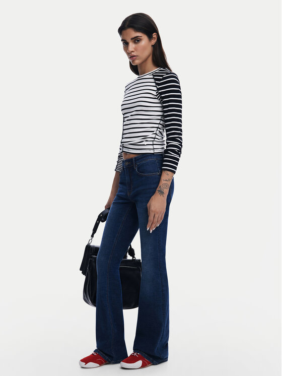 Desigual Desigual Blúzka 25SWTK92 Biela Regular Fit