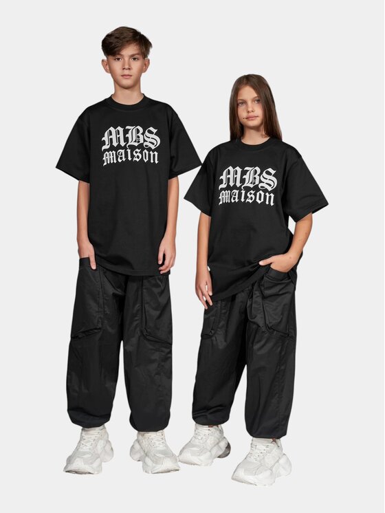 MADE BY SOCIETY MADE BY SOCIETY Spodnie materiałowe Stratta - P37850 Czarny Basic Fit