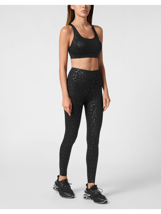 Plein Sport Plein Sport Legginsy 21645 Czarny Active Fit