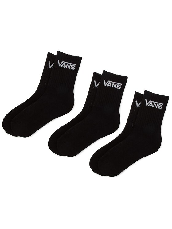 Vans Vans 3er-Set hohe Damensocken By Classic Crew VXNQBLK Schwarz