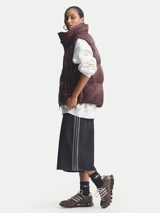 adidas adidas Džínsové šortky Firebird Jorts KD2916 Čierna Oversize