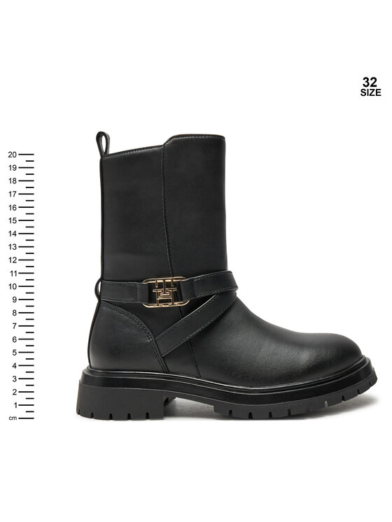Tommy Hilfiger Tommy Hilfiger Μποτάκια T3A5-33574-1351 M Μαύρο