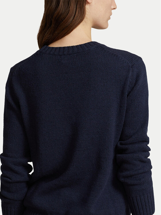 Polo Ralph Lauren Polo Ralph Lauren Sveter 211927070001 Tmavomodrá Relaxed Fit