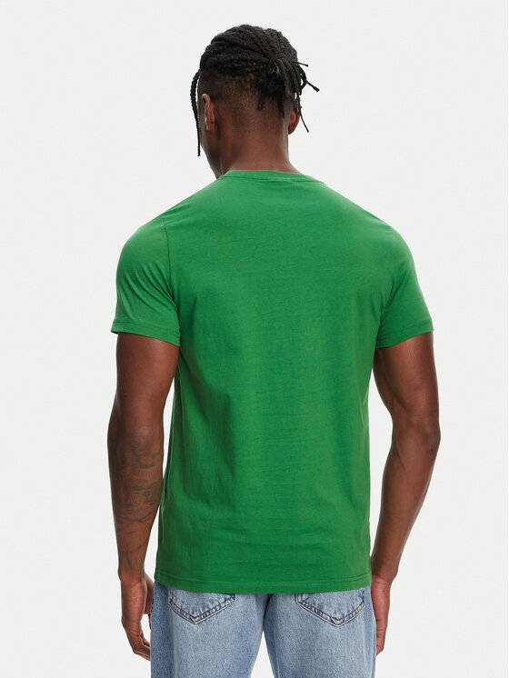 Robe di Kappa Robe di Kappa T-Shirt Luc 611187W Zielony Regular Fit