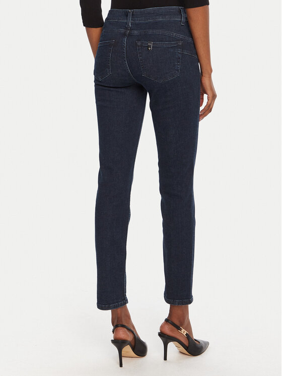 Liu Jo Liu Jo Jeans hlače UF5006 D4646 Mornarsko modra Regular Fit