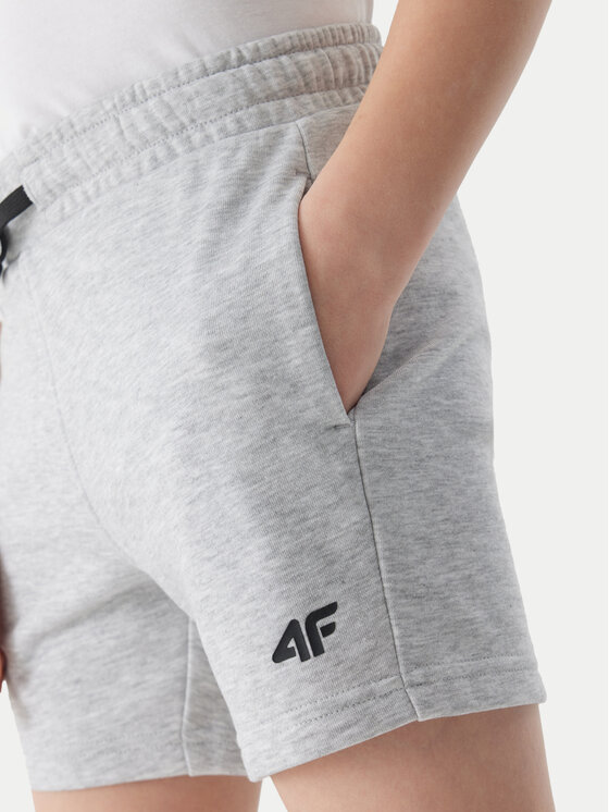 4F 4F Sportske kratke hlače 4FJWSS24TSHOM272 Siva Regular Fit