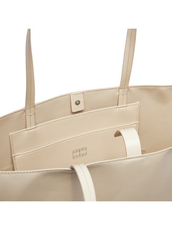 Tommy Jeans Tommy Jeans Torbica Tjw Ess Must Tote Seasonal AW0AW16841 Écru