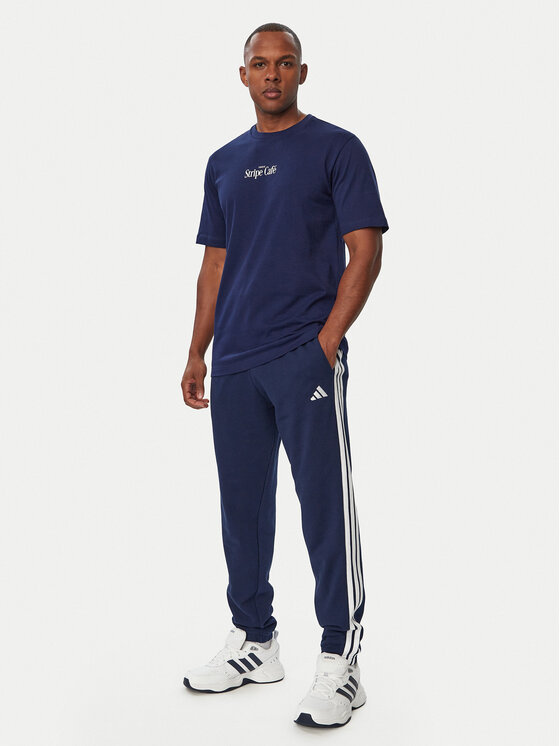 adidas adidas T-Shirt Coffee Cafe Donut Bag KT9711 Niebieski Regular Fit