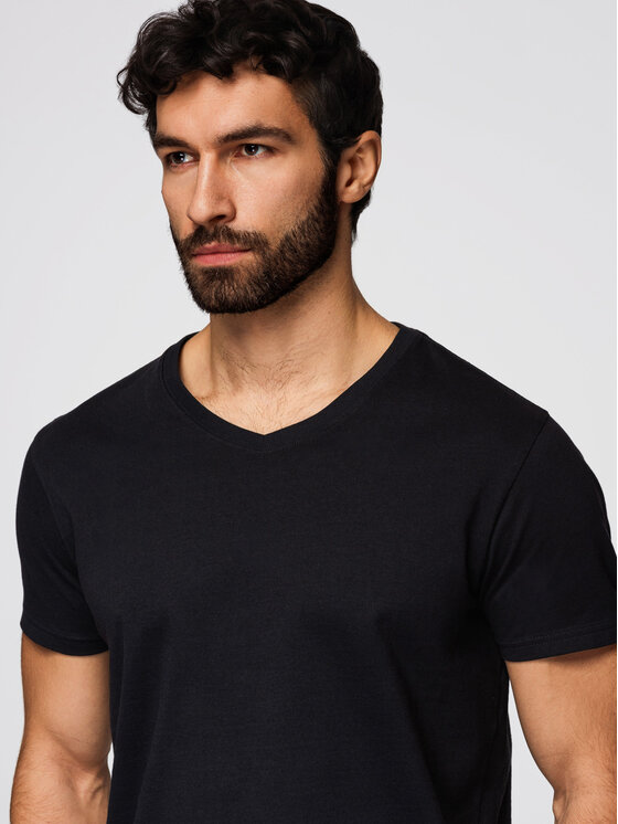Ombre Ombre Komplet t-shirtów OM-TSBS-0281 Kolorowy Regular Fit