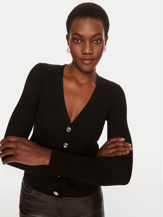 PINKO Pinko Kardigan Tilacino 104247 A18M Crna Regular Fit