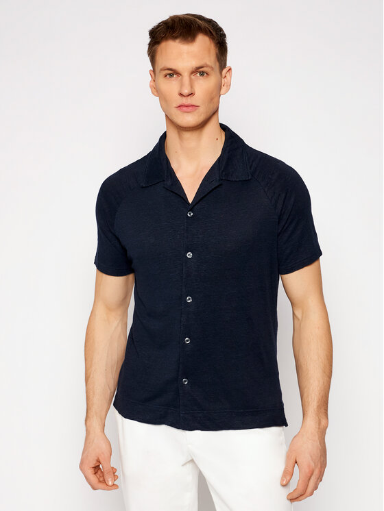 Camicia Albin 6964 5650 Blu scuro Regular Fit