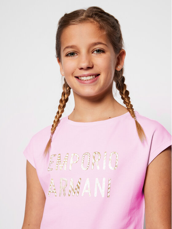 T-shirt 3H3T02 3J2IZ 0322 Viola Regular Fit