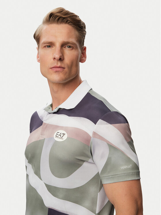 EA7 Emporio Armani EA7 Emporio Armani Polo 7M001532 AF22175 F7077 Zaļš Regular Fit