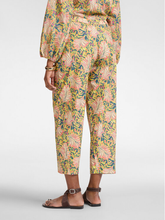 Elena Mirò Elena Mirò Pantaloni di tessuto P189P200496N001 Giallo Regular Fit