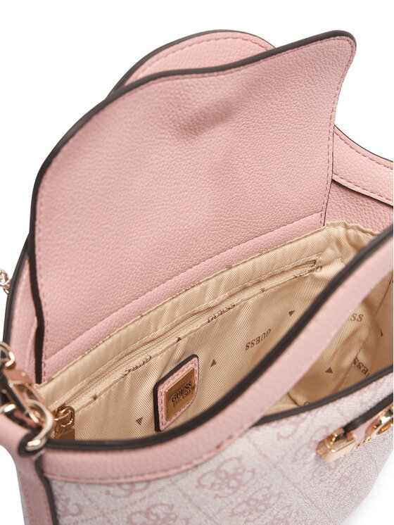 Guess Guess Kabelka Lindsey Mini HWSG97 49750 Světle růžová
