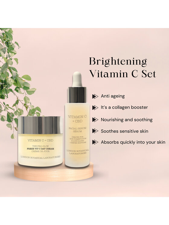 London Botanical Laboratories London Botanical Laboratories Witamina C na dzień + serum z witaminą C Serum