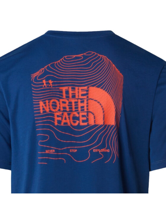 The North Face The North Face T-Shirt NF0A8FTVD1R1 Granatowy Regular Fit