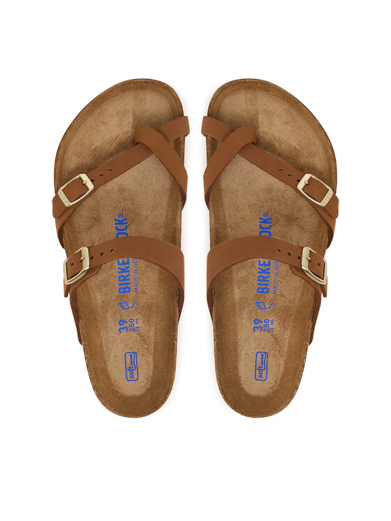 Birkenstock Birkenstock Zehentrenner Mayari Sfb 1032243 Hellbraun