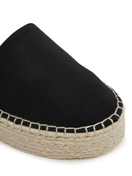 Calvin Klein Jeans Calvin Klein Jeans Espadrilky Flatform Espadrille Sling Mg YW0YW01735 Čierna