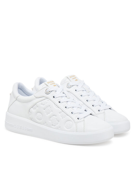 Guess Guess Sneakersy FLJRON FAL12 Biela
