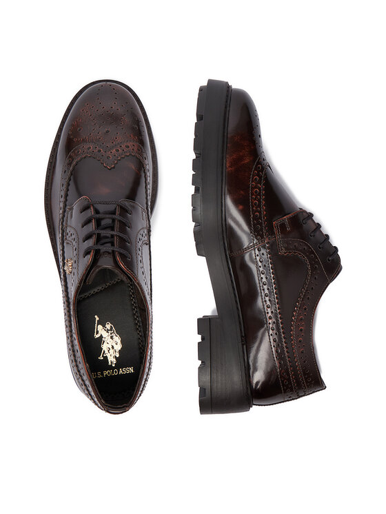 U.S. Polo Assn. U.S. Polo Assn. Κλειστά παπούτσια EO-ANYA001W/GL1 Σκούρο καφέ