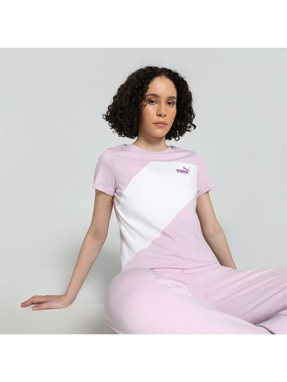 Puma Puma T-Shirt 677892 Fioletowy Regular Fit
