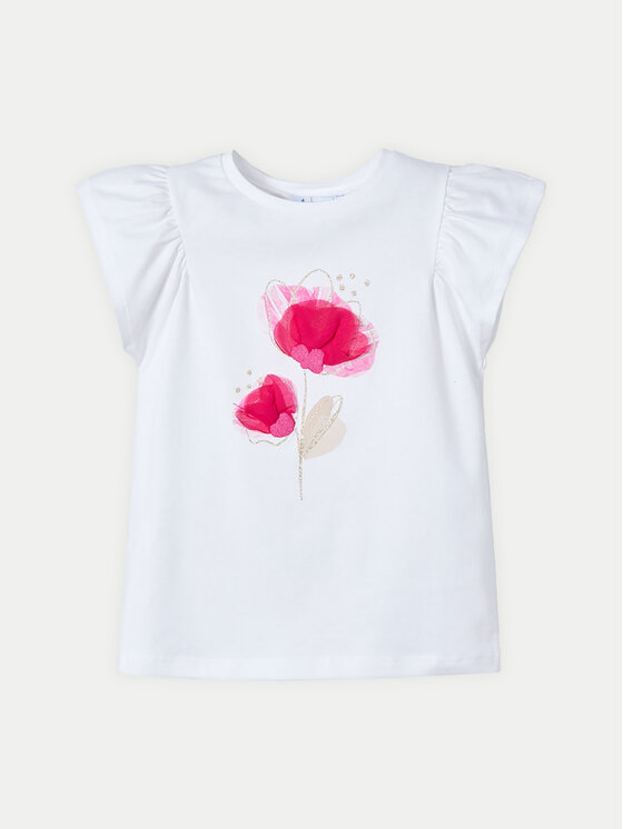 Mayoral Mayoral Top 3002 Weiß Regular Fit