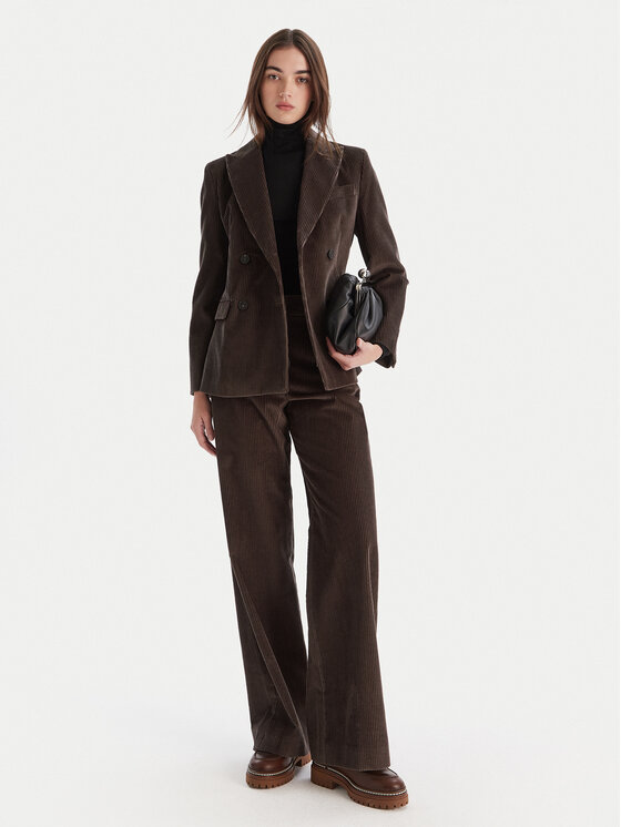 Weekend Max Mara Weekend Max Mara Giacca da abito Katanga 2525046062 Marrone Regular Fit