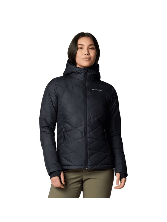Columbia Columbia Kurtka zimowa Heavenly™ Hooded Jacket Czarny Regular Fit