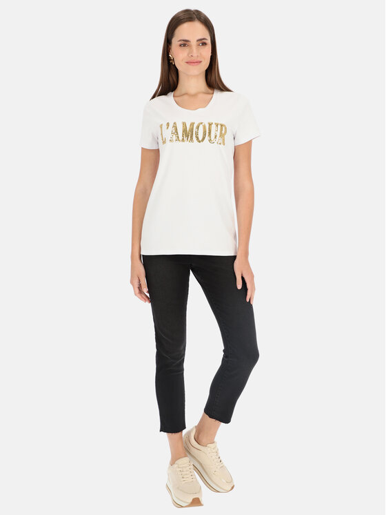 L’AF L’AF T-Shirt Lyric Biały Regular Fit